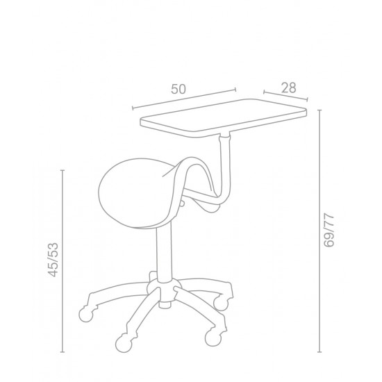 Стул мастера Medical and Beauty Rodeo Manicure