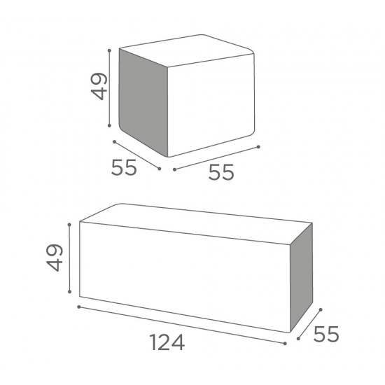 Кресло для зоны ожидания Medical and Beauty Miami