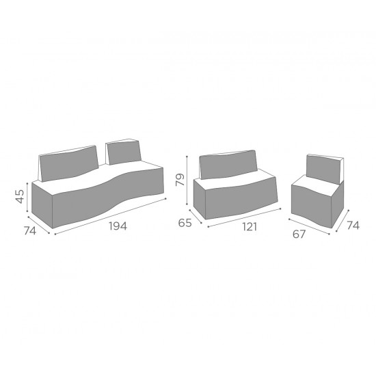 Кресло для зоны ожидания Salon Ambience Lounge