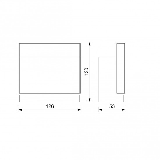 Vastuvõtulaud Vezzosi Iron