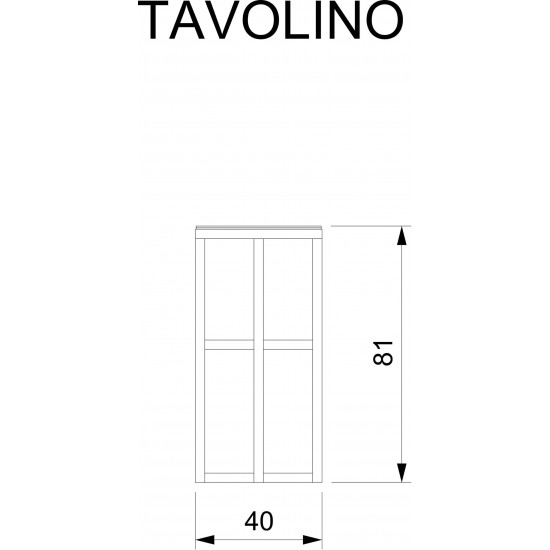 Juuksuri ooteruumi kohvilaud Vezzosi Tavolino Fancy