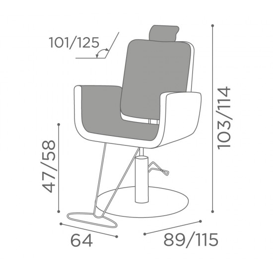 Кресло для макияжа Medical and Beauty Eva
