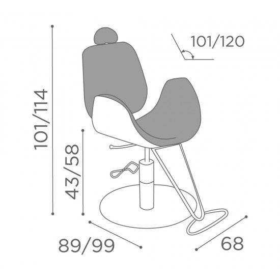 Кресло для макияжа Medical and Beauty Natalie