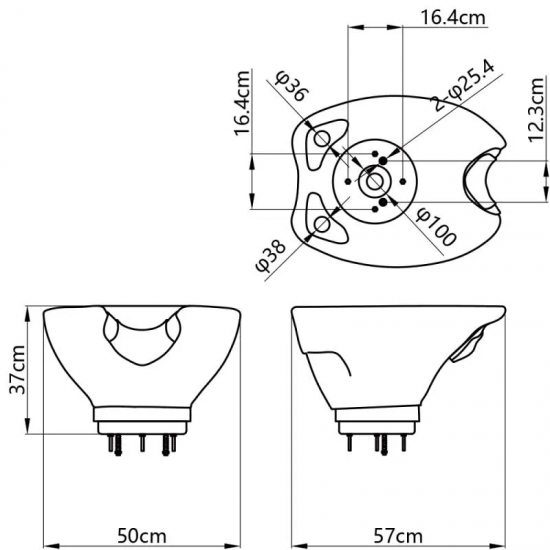 Мойка для парикмахерской DIR Arcadian