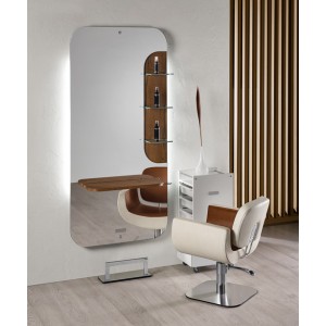 Juuksurisalongi peegel New York LED