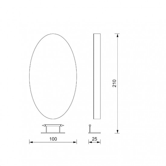 Парикмахерское зеркало Vezzosi Cleopatra Wall