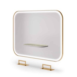 Juuksurisalongi peegel Vezzosi Fancy 4110 M - kahe töökoha