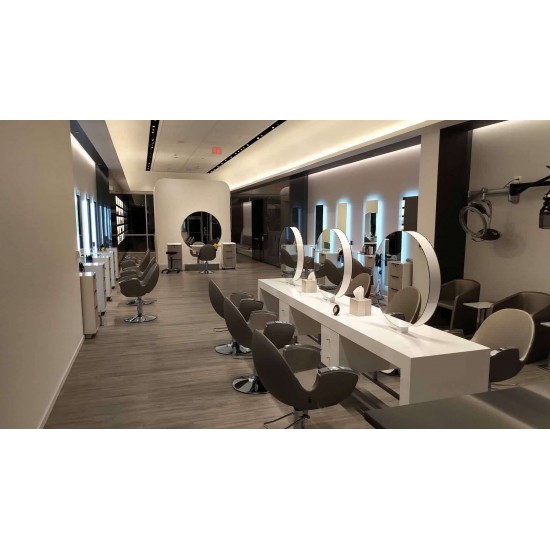 Kahepoolne juuksurisalongi peegel Vezzosi Polaris plus