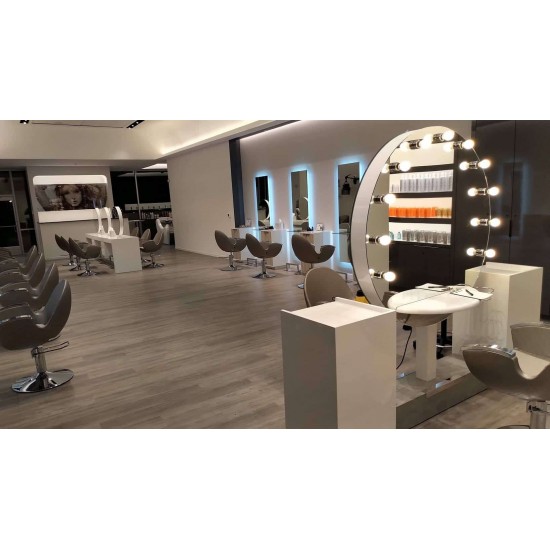 Kahepoolne juuksurisalongi peegel Vezzosi Polaris plus