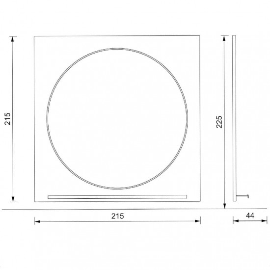 Kirpyklos veidrodis Vezzosi Watch